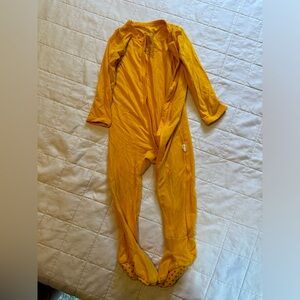 Orange bamboo zip sleeper12-18